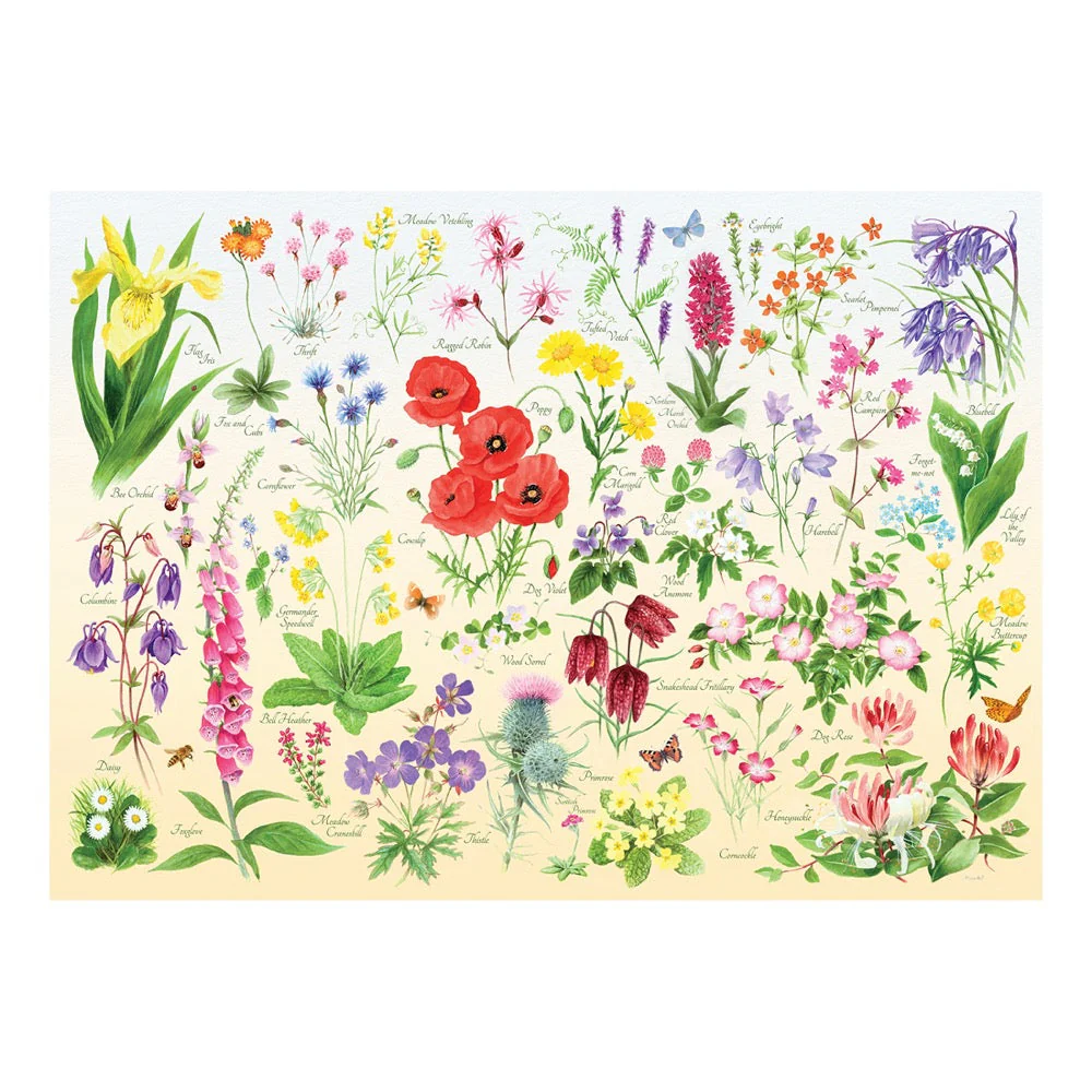 House of Puzzles Wildflowers1000pc Jigsaw Puzzle - Image 2