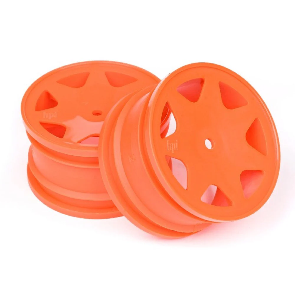 HPI 100623 Ultra 7 Wheels Orange 35mm (2pcs) - Image 4