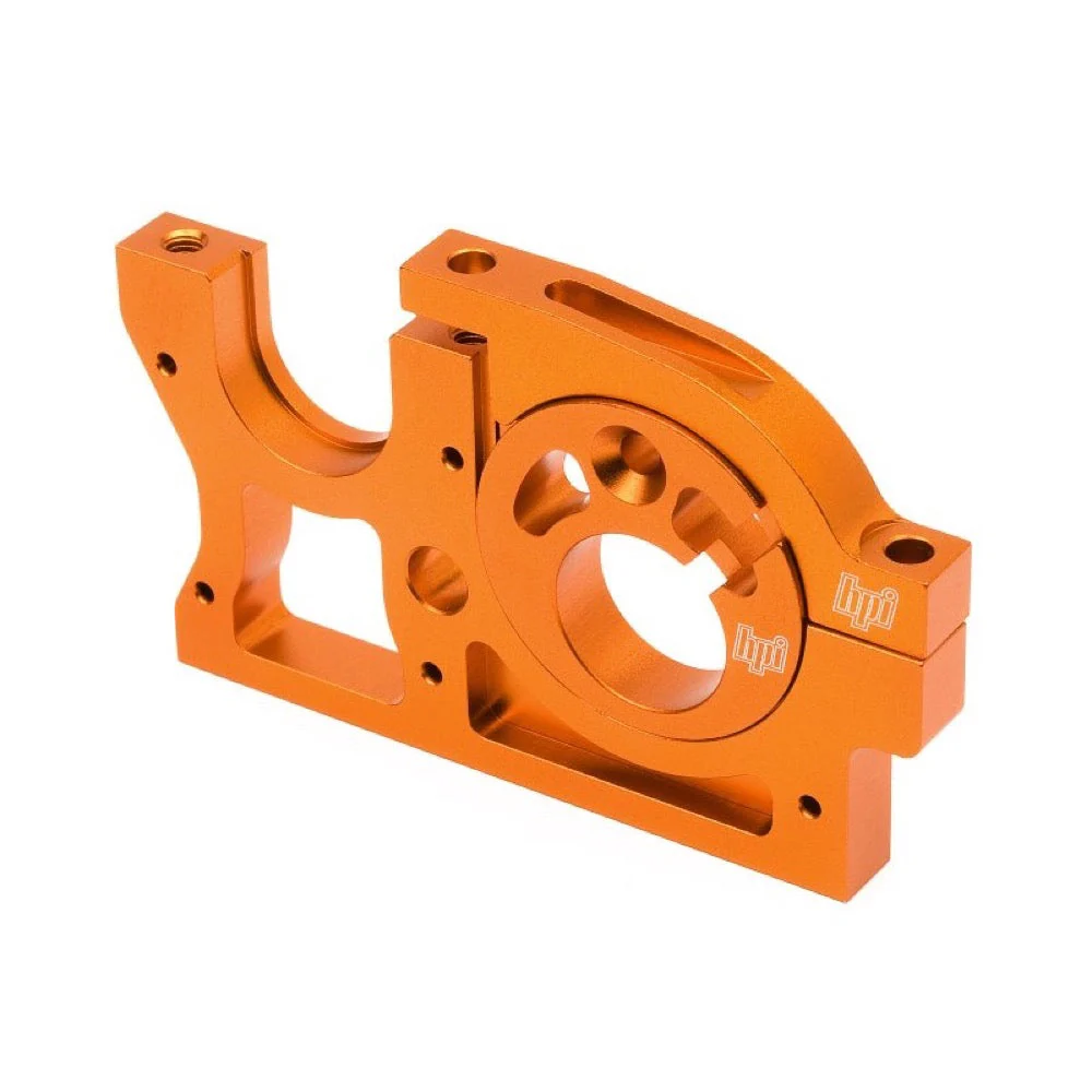 HPI 100885 Aluminium Motor Mount Set (Orange)