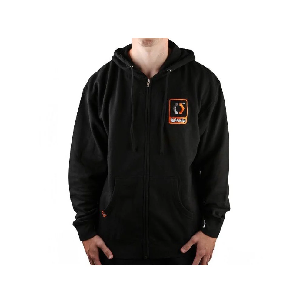 HPI 107671 Hex Hoodie (Black/Adult Medium)