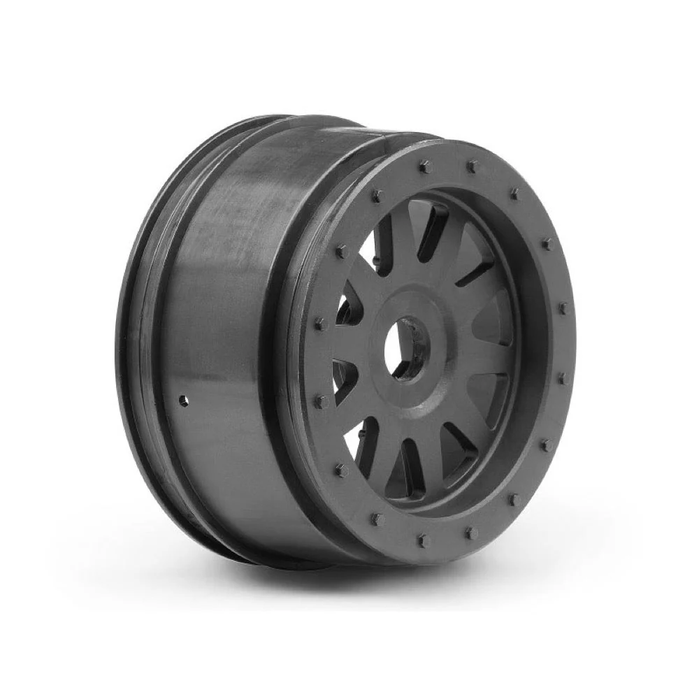 HPI 108323 Tr-10 Glue-Lock Wheel Gunmetal (120X60mm/2pcs) - Image 2