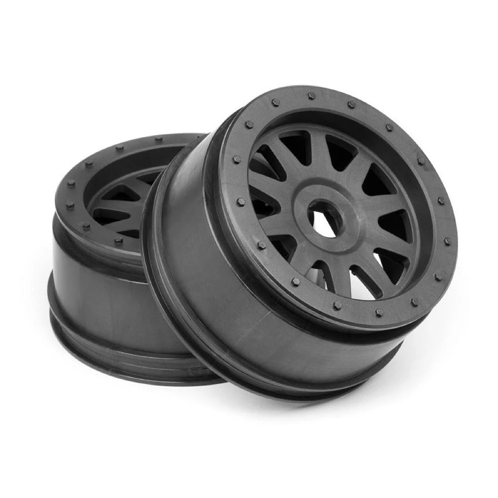 HPI 108323 Tr-10 Glue-Lock Wheel Gunmetal (120X60mm/2pcs) - Image 4