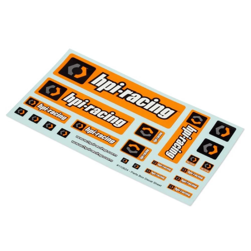 HPI 110623 275X185mm Parts Box W/Decals - Image 4