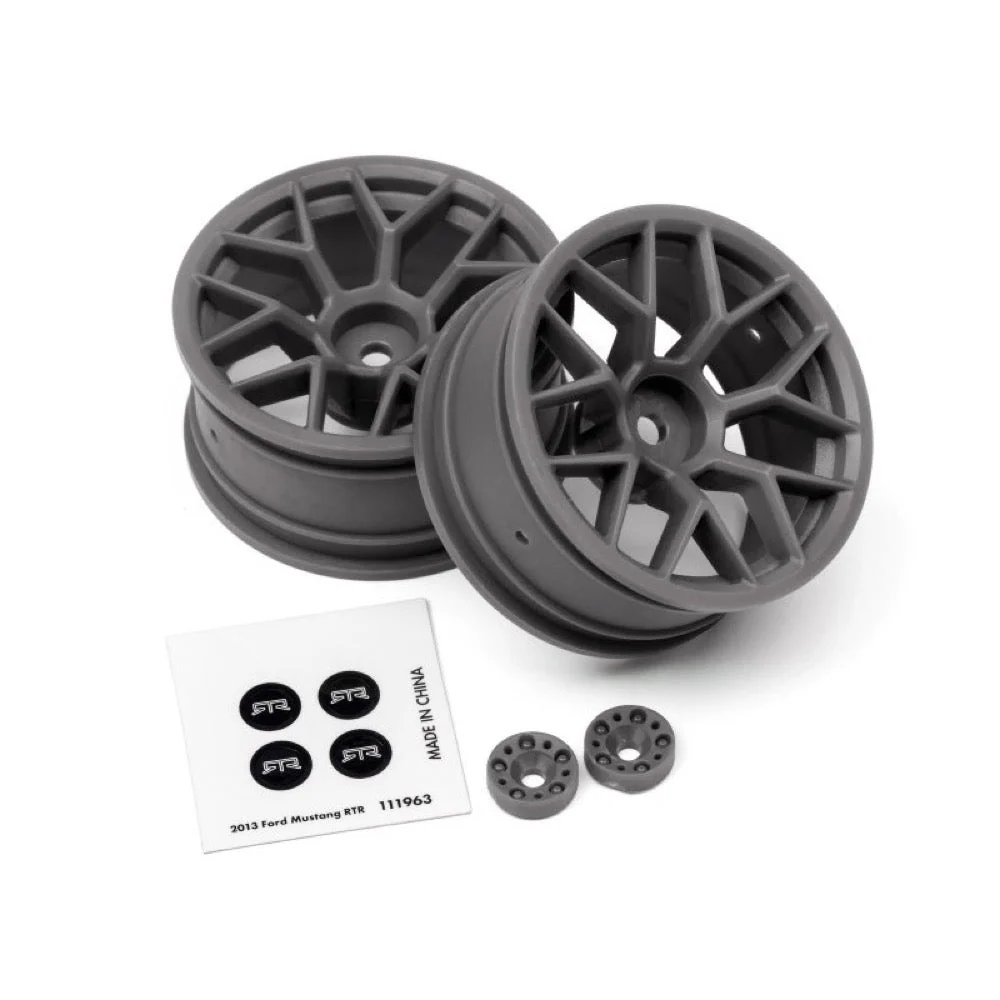 HPI 112812 Rtr Wheel 26mm Gunmetal (6mm Offset/2pcs) - Image 3
