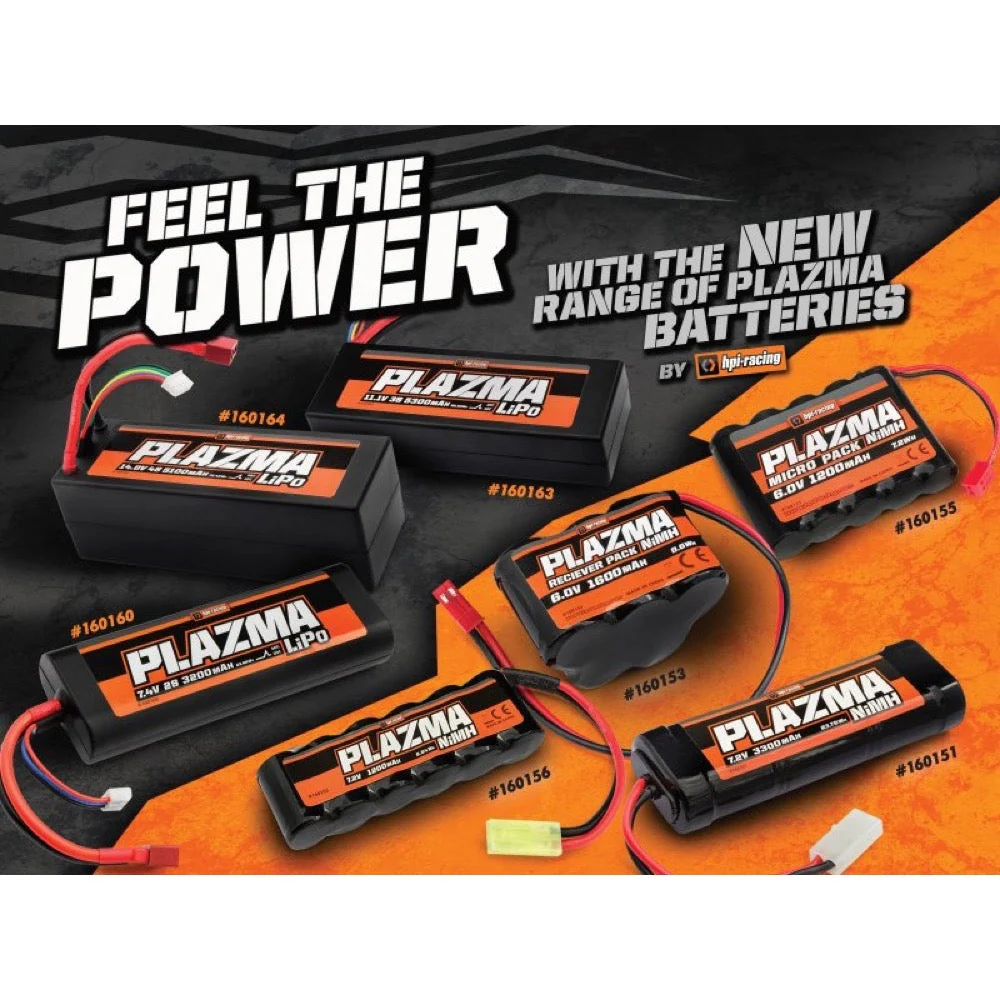 HPI 160162 Plazma 11.1V 3200Mah 40C Lipo Battery Pack 35.52Wh - Image 2