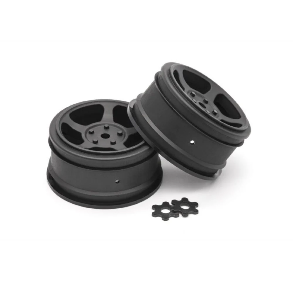 HPI 160336 Vintage Ta2 26mm Black 0mm Offset (Pr) - Image 2