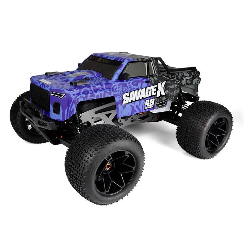 HPI 160585 1/8 Savage X 4.6 GT-6-Blue Nitro Monster Truck - Image 2