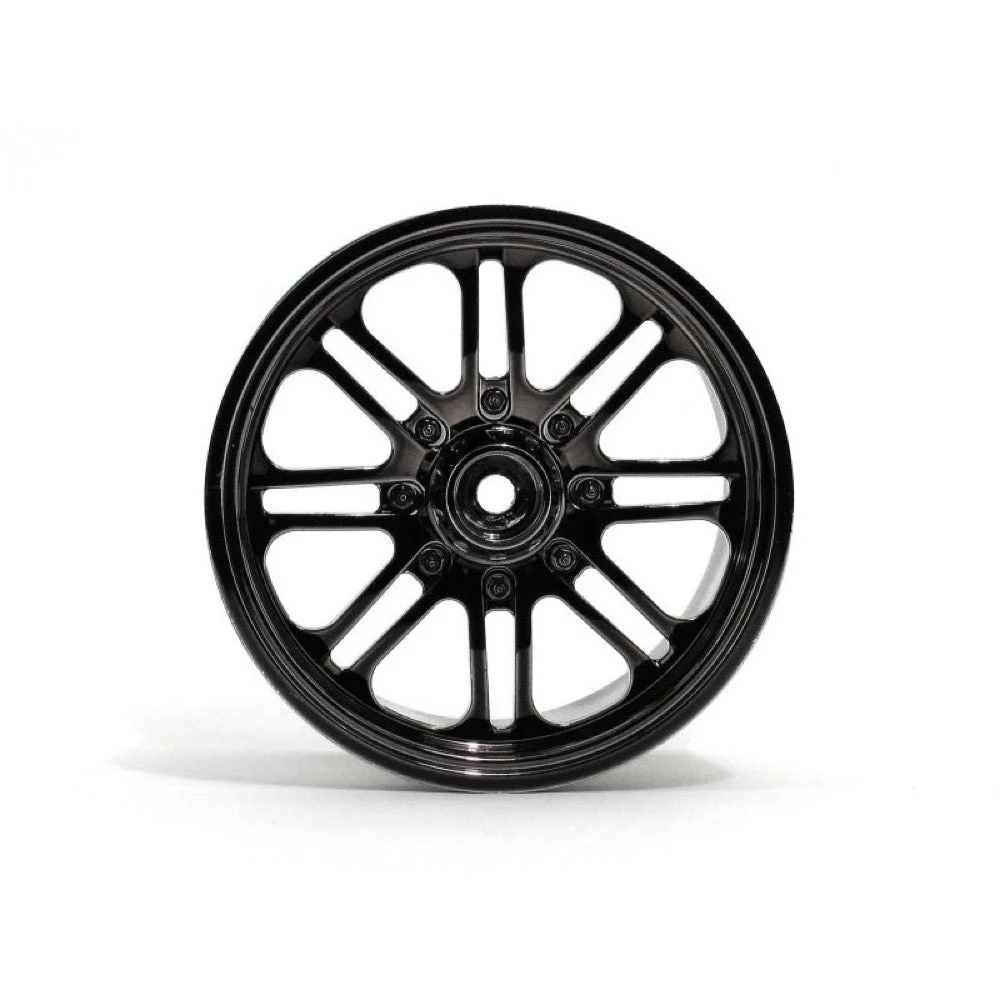 HPI 3173 8 Spoke Wheel Black Chrome (83X56mm/2pcs) - Image 2
