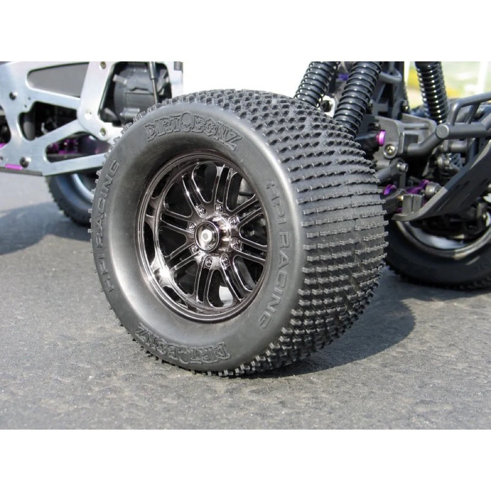 HPI 3173 8 Spoke Wheel Black Chrome (83X56mm/2pcs) - Image 3