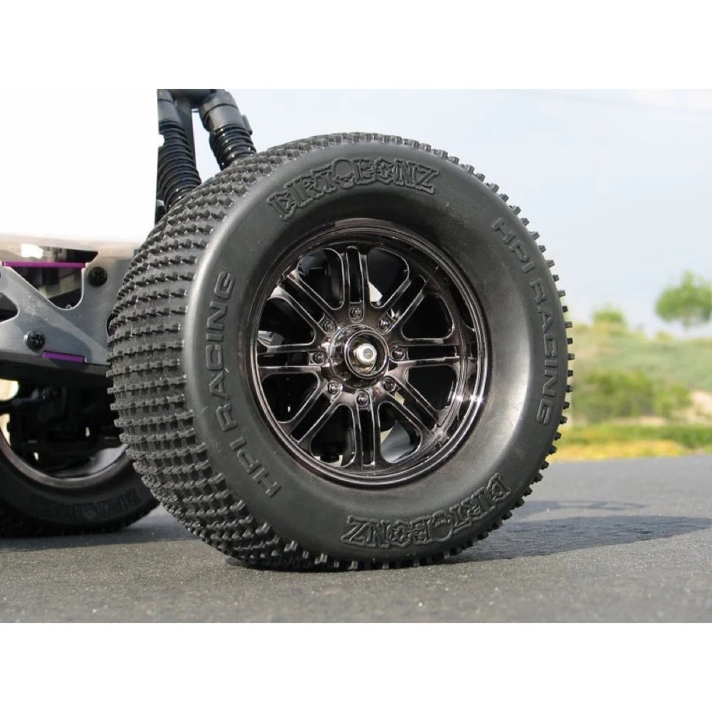HPI 3173 8 Spoke Wheel Black Chrome (83X56mm/2pcs) - Image 4