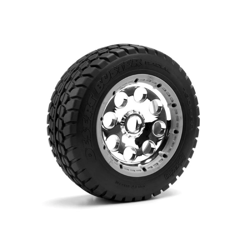 HPI 3333 Outlaw Wheel/Chrome (120X60-4mm Offset/2pcs) - Image 3