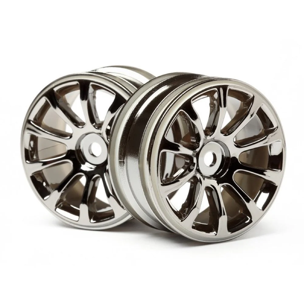 HPI 38440 Mini Spoke Wheel Chrome (44X26mm/2Pc)