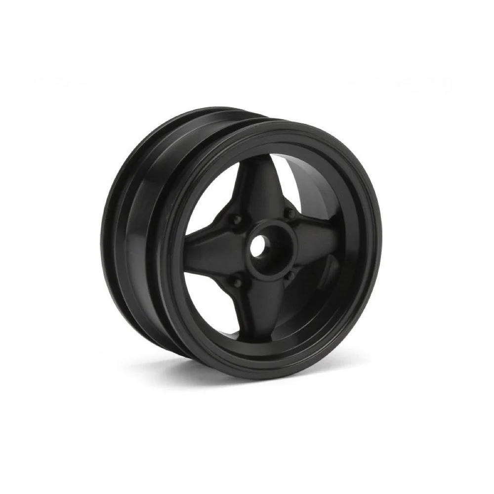 HPI 3901 Mx60 4 Spoke Wheel Black (0mm Offset/2pcs) - Image 2
