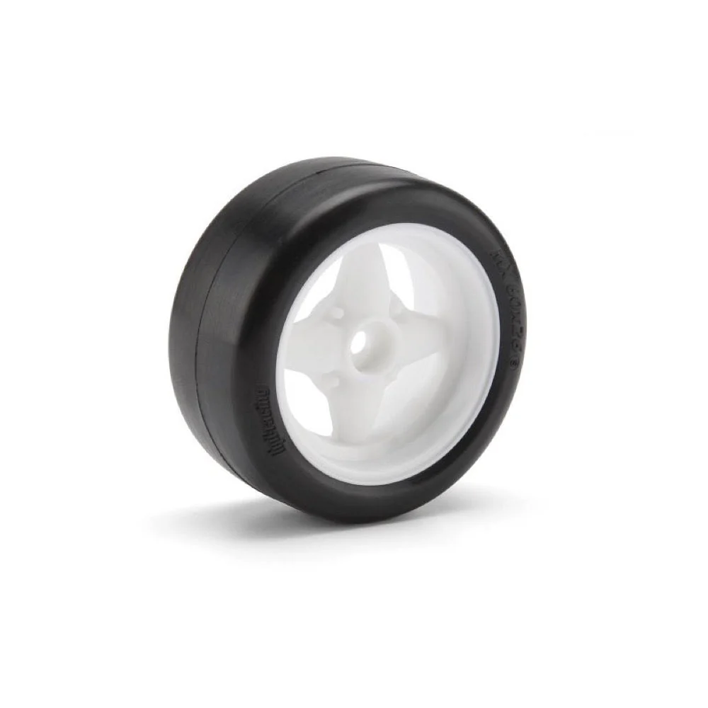 HPI 3905 Mx60 4 Spoke Wheel White (3mm Offset/2pcs) - Image 3