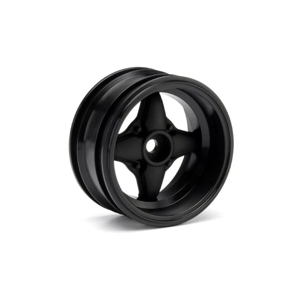 HPI 3911 Mx60 4 Spoke Wheel Black (6mm Offset/2pcs) - Image 2