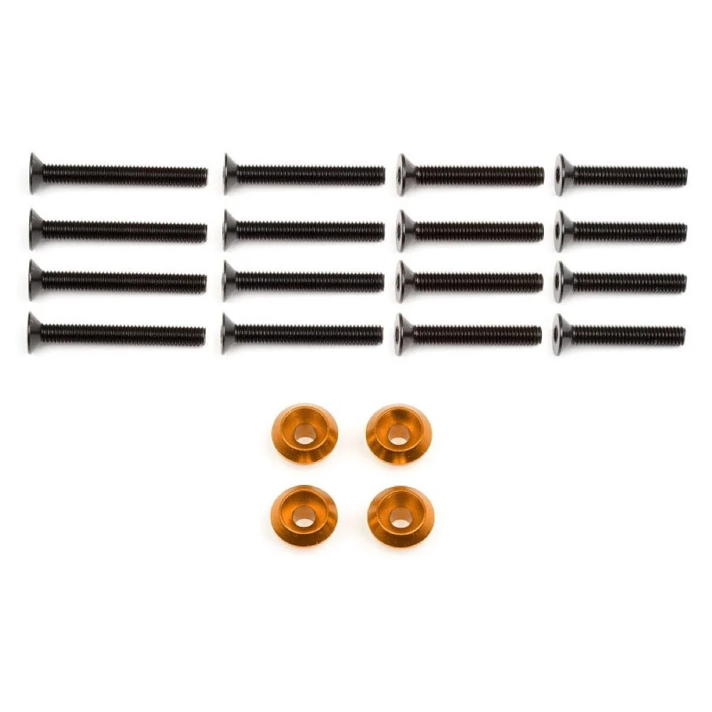 HPI 86986 Wheel Washer (Orange/4pcs) - Image 2