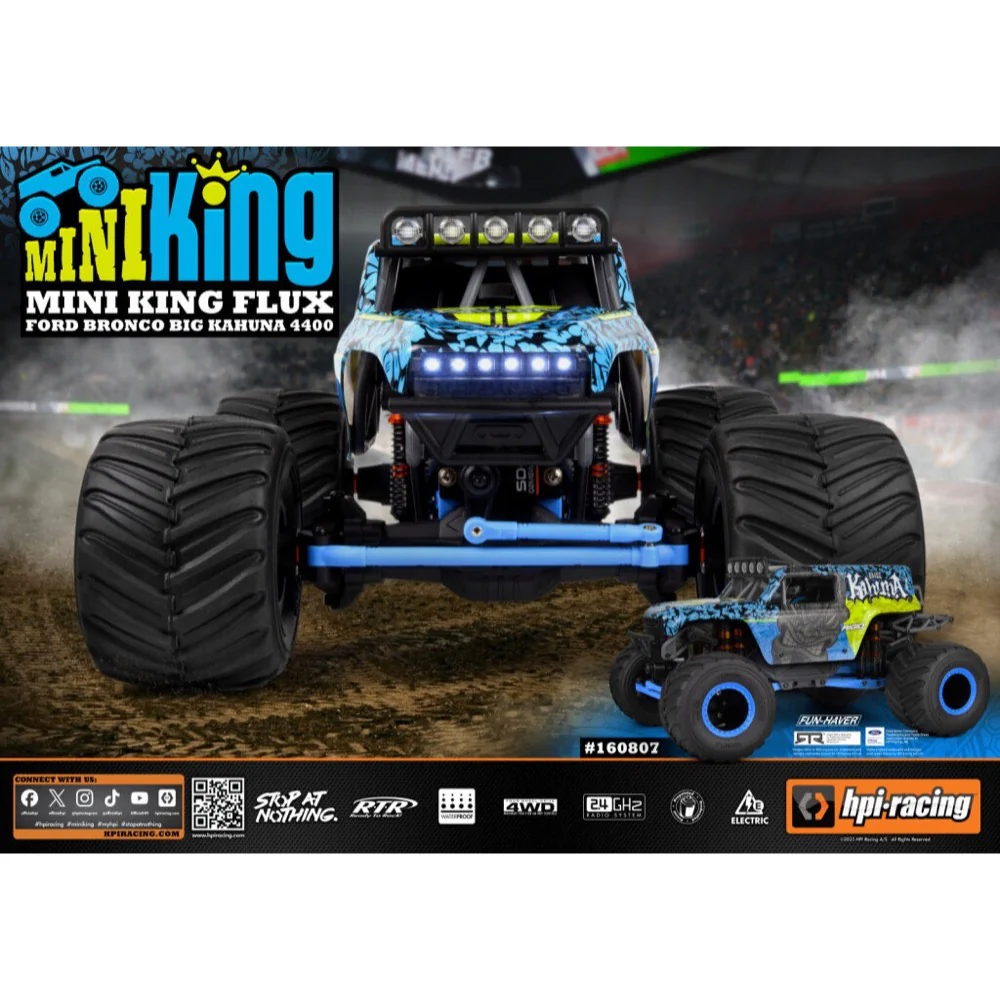 HPI Mini King Flux Big Kahuna Ford Bronco 4400 160807 - Image 9
