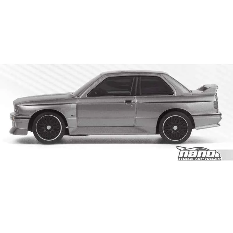 HPI nano-TTR 1989 BMW M3 E30 Ravaglia Dark Silver 160991 - Image 6