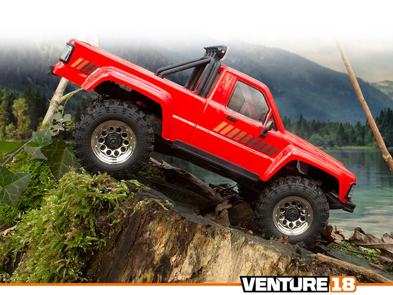 HPI Venture 18 1985 Toyota Hilux SR5 1/18 RC Crawler (Red) 160801 - Image 5