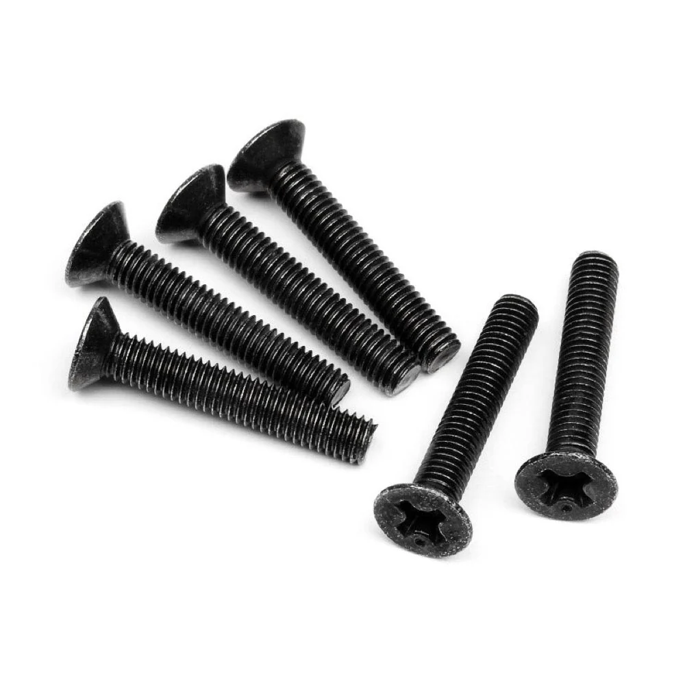 HPI Z530 Flat Head Screw M3X18mm (6pcs)