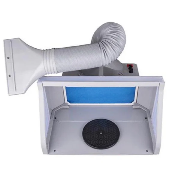 HSeng E550BLK Spray Booth W/Led Light 55cm DualFans