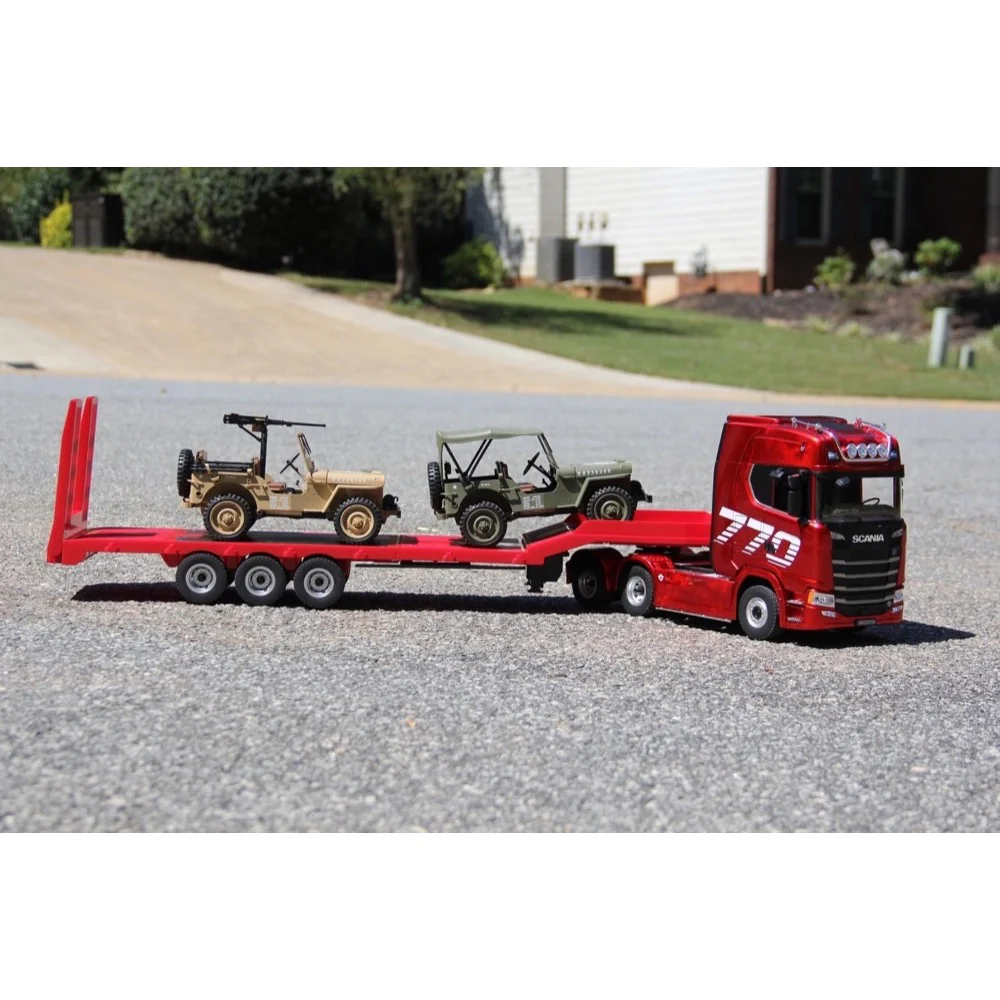 Huina HN1501-R 1/18 Scania Truck 4WD (Red) - Image 7