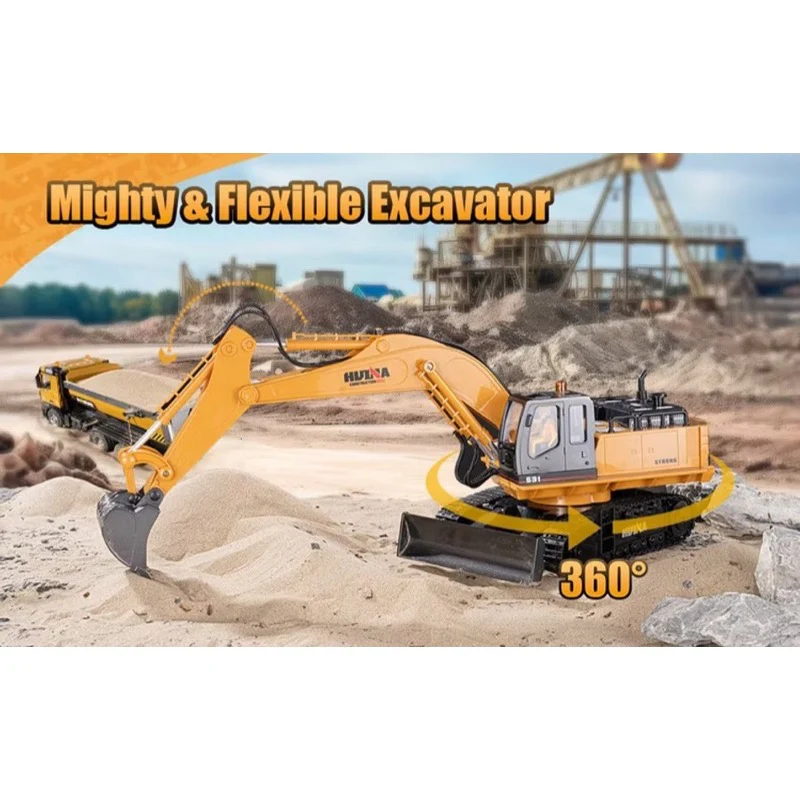 Huina HN1531 1/16 RC Excavator - Image 27