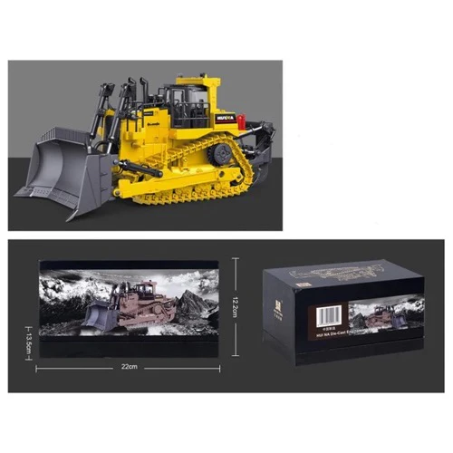 Huina HN1700 1/50 Diecast Heavy Bulldozer - Image 10