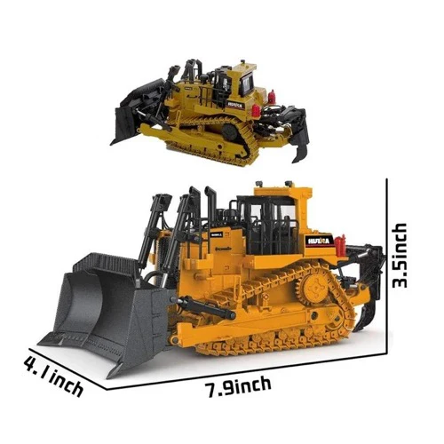 Huina HN1700 1/50 Diecast Heavy Bulldozer - Image 7