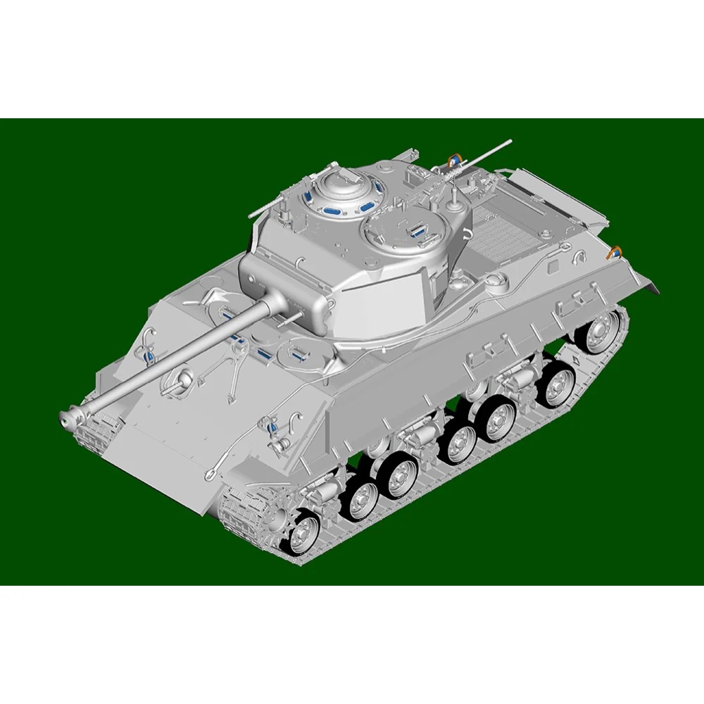 I Love Kit 1/16 M4A3E8 Thunder VII Medium Tank Plastic Model Kit - Image 11