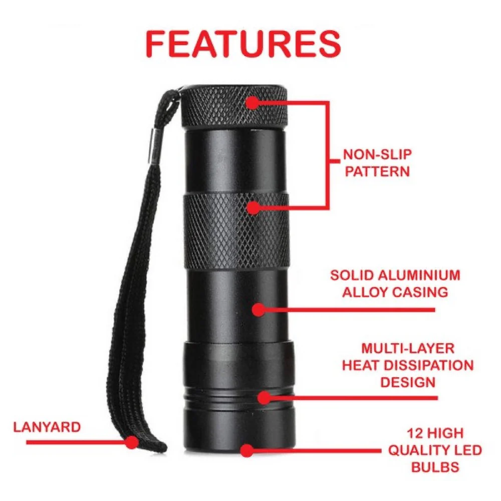 Icky Sticky 11014 UV LED Torch - Image 6