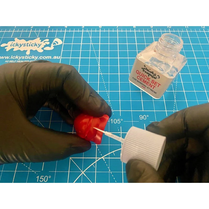 Icky Sticky 13411 Quick Setting Plastic Model Glue Cement 40mL - Image 3