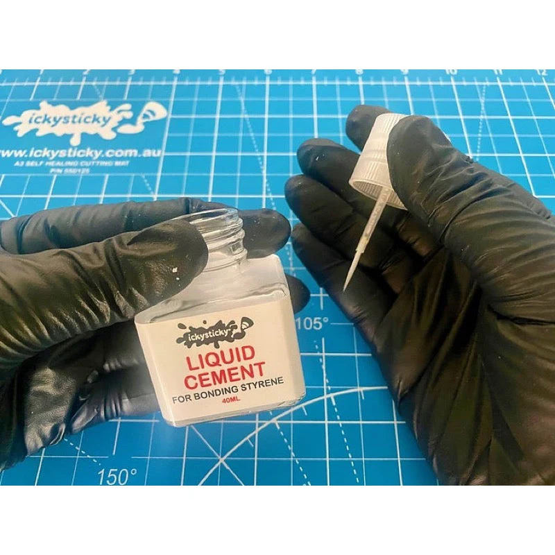 Icky Sticky 13412 Liquid Cement Plastic Model Glue 40mL - Image 2