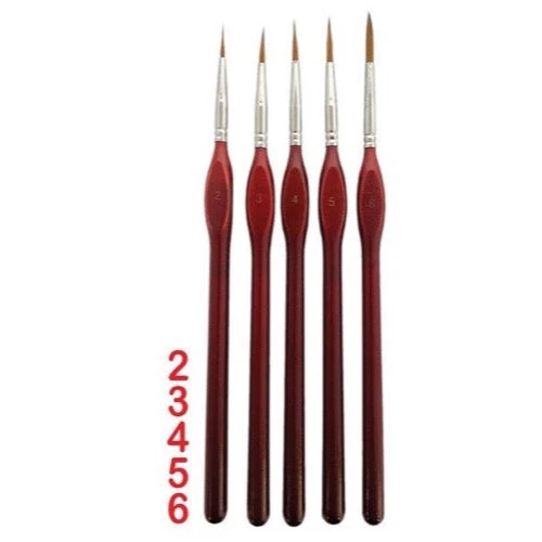 Icky Sticky 14020 Synthetic Hair Detail Paint Brush 3 - Image 4