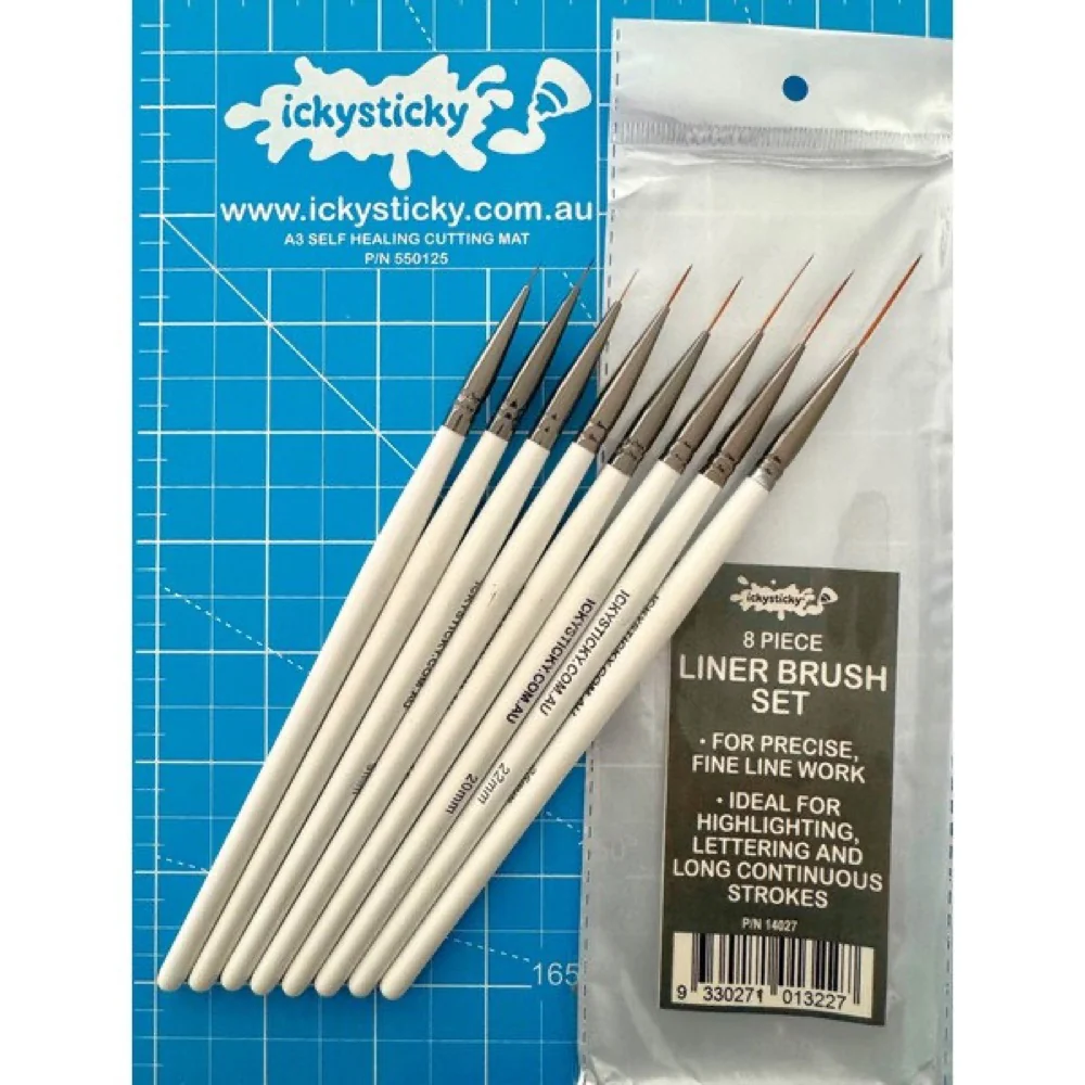 Icky Sticky 14027 Liner Brush Set - Image 6