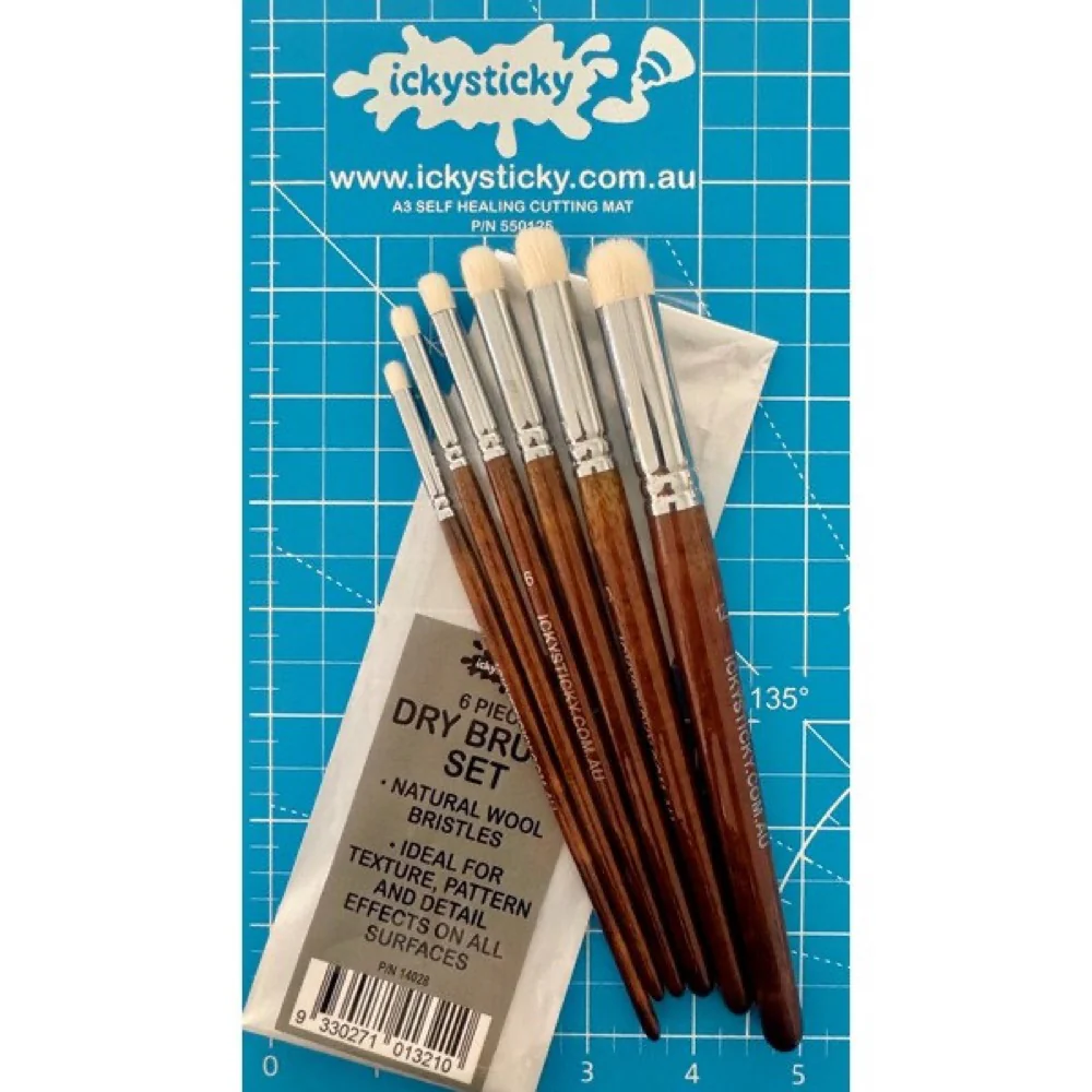 Icky Sticky 14028 Dry Brush Set - Image 3