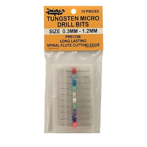 Icky Sticky 550104 Tungsten Micro Twist Drills 0.33mm - 1.2mm - Image 6