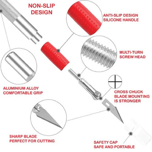 Icky Sticky 550122 Hobby Knife Set - Image 5