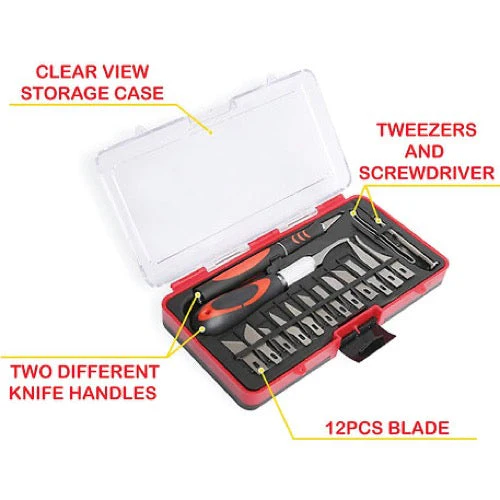 Icky Sticky 550123 16 Piece Hobby Knife Set - Image 4