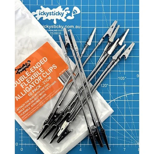Icky Sticky 560299 Double-Ended Flexible Alligator Clips (10pk) - Image 3