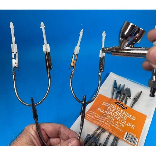 Icky Sticky 560299 Double-Ended Flexible Alligator Clips (10pk) - Image 4