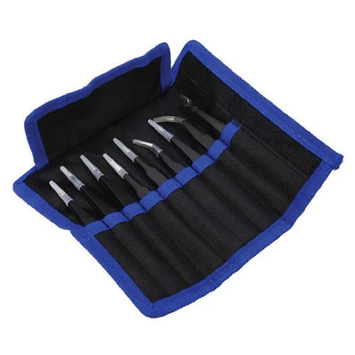 Icky Sticky 560302 9 Piece Precision Tweezer Set with Bag - Image 7