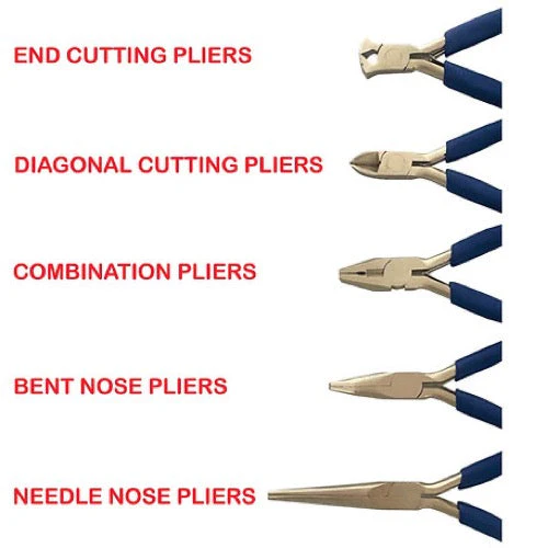 Icky Sticky 560305 5 Piece Mini Plier Set with Bag - Image 4