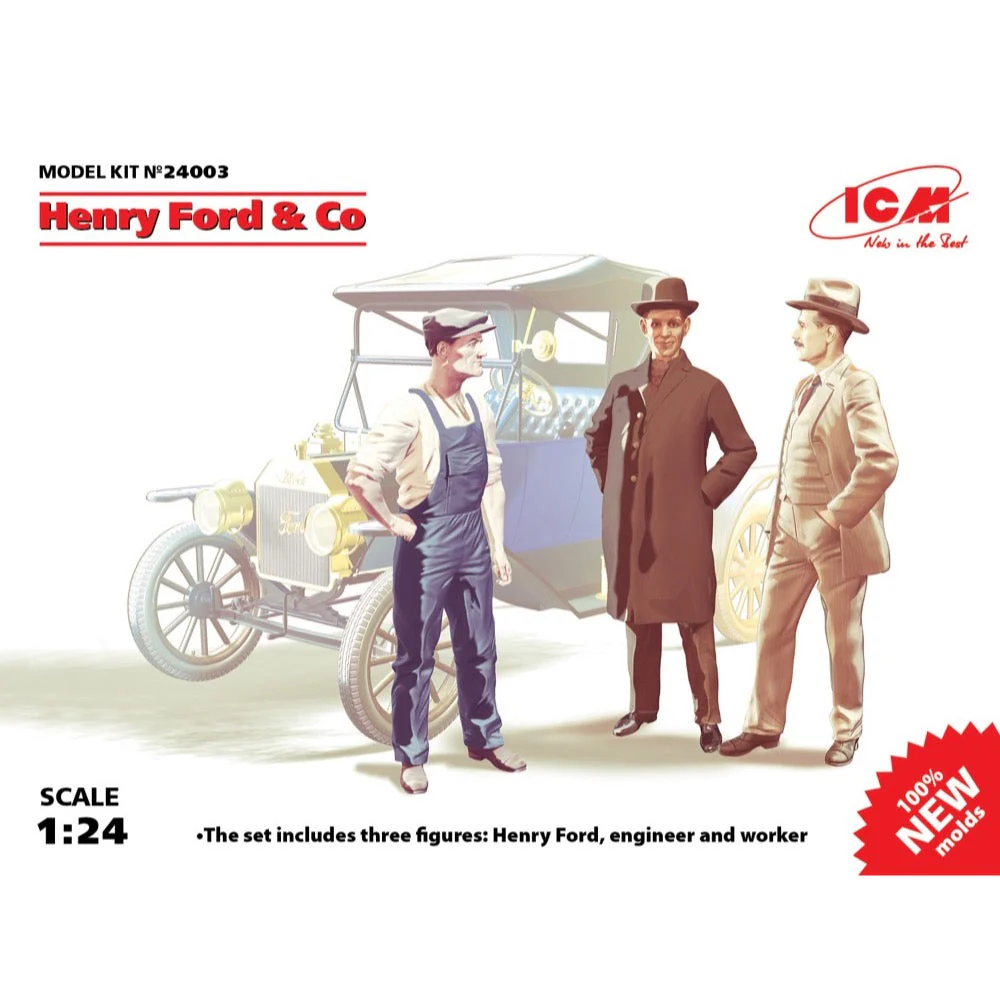 ICM 24003 1/24 Henry Ford & Co - Image 3