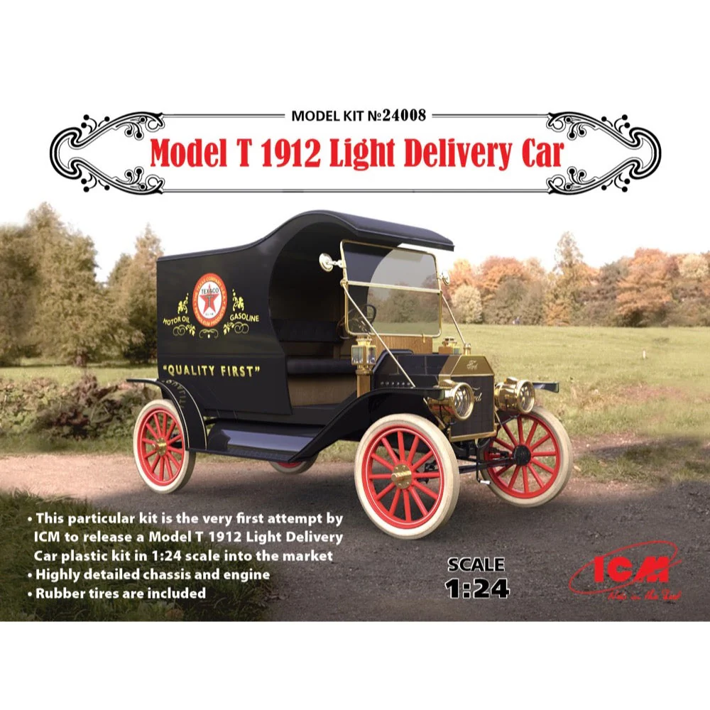 ICM 24008 1/24 Model T 1912 Light Delivery Car - Image 2