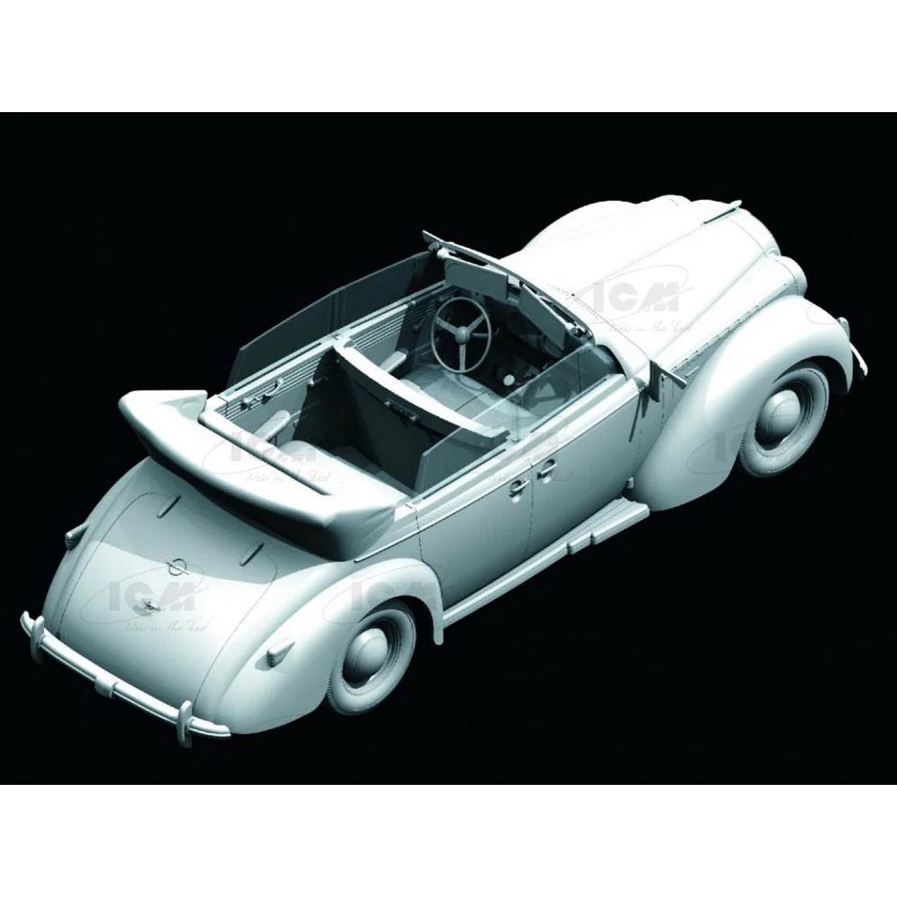 ICM 24021 1/24 Admiral Cabriolet WWII German Passenger Car - Image 5