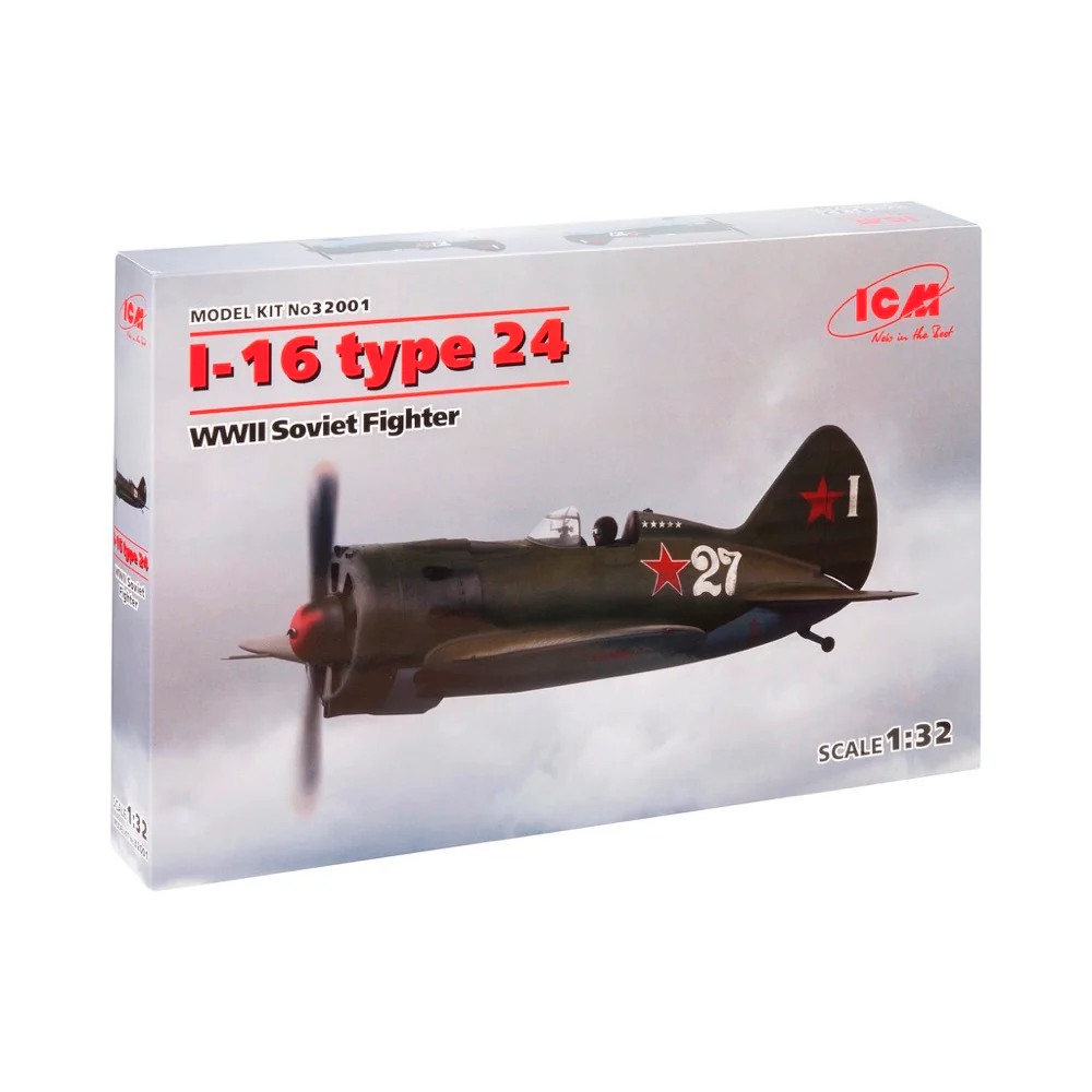 ICM 32001 1/32 I-16 Type 24 WWII Soviet Fighter - Image 2