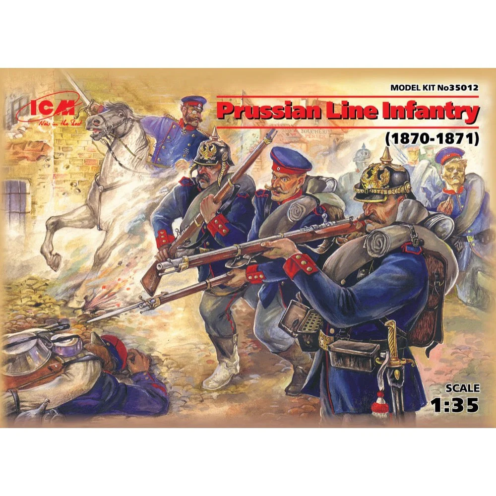 ICM 35012 1/35 Prussian Line Infantry 1870-1871 - Image 2