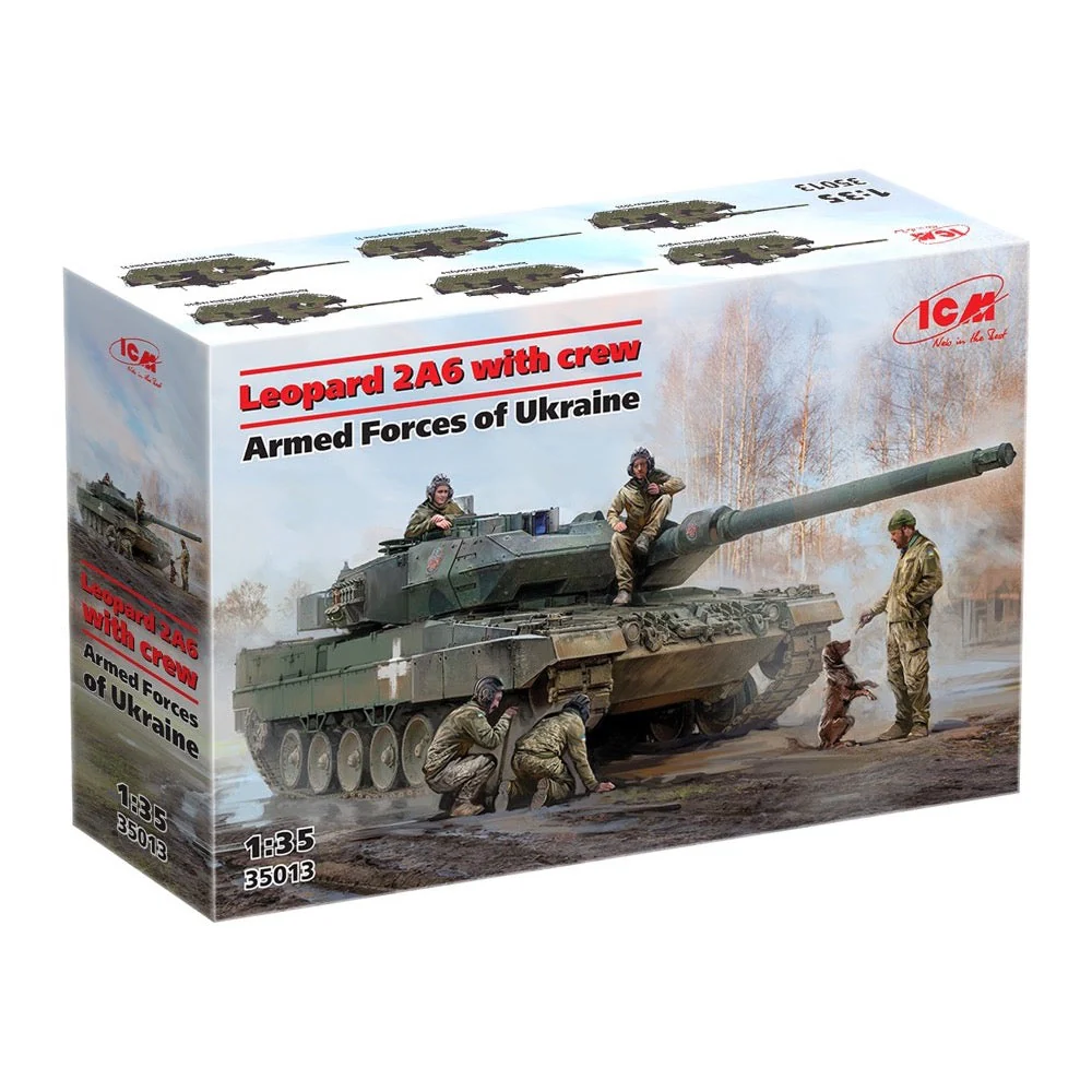 ICM 35013 1/35 Leopard 2A6 of the Armed Forces of Ukraine with Crew