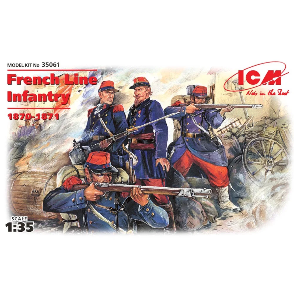 ICM 35061 1/35 French Line Infantry 1870-1871 - Image 4
